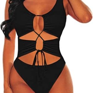Sovoyontee Women's Sexy One Piece Swimsuits Cheeky Bikini